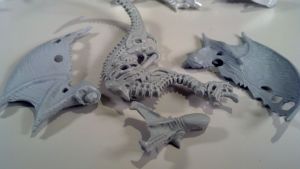 Close up of the parts for Great Queen - sexy gribbly-licious stuff!